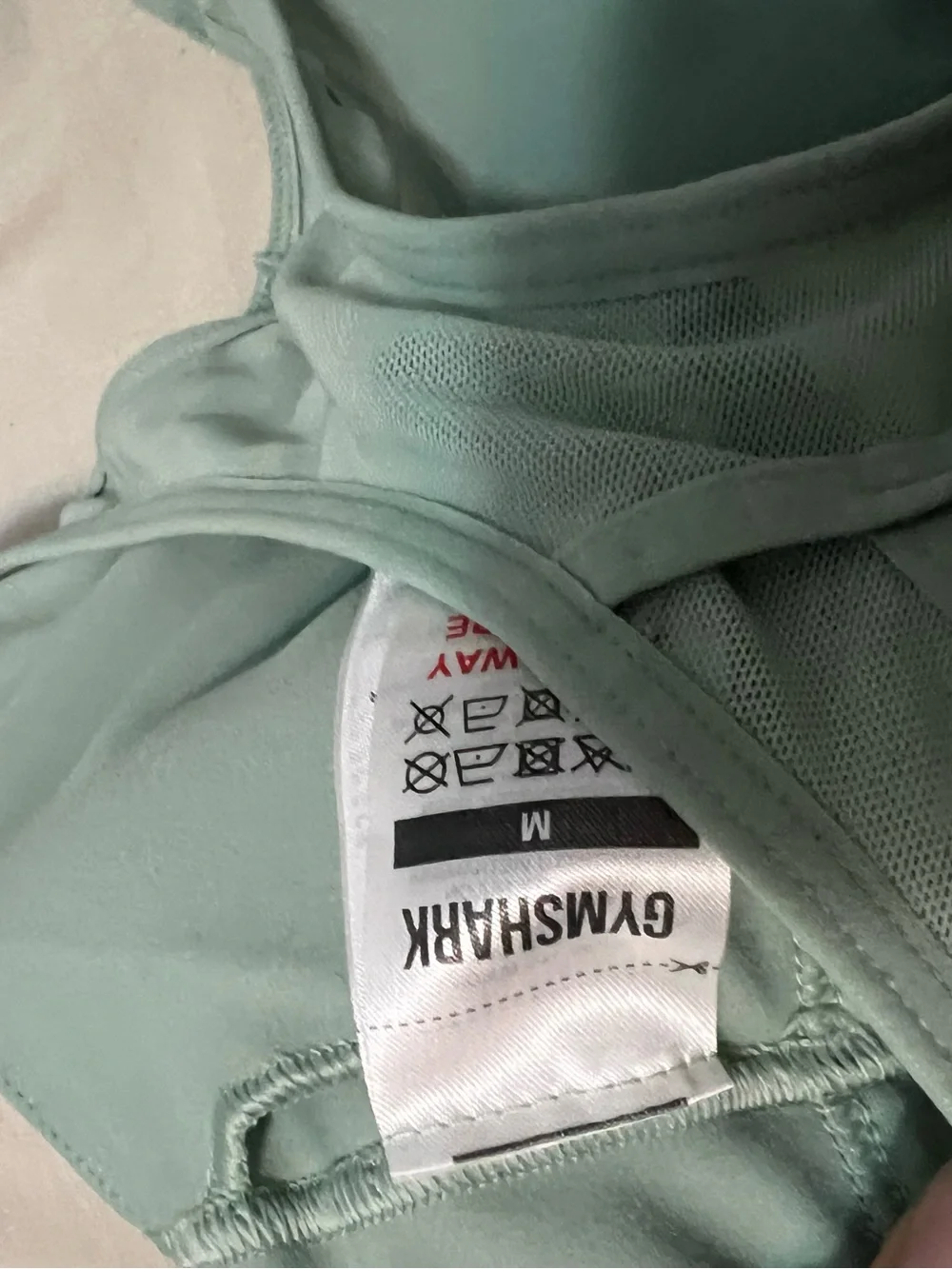 Gymshark Sports bra Crossover sports bra sage green women's size medium